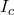  I_{c} 